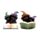 Figura Libro de Hechizos Brujas Gato Negro Travieso
