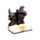Figura Libro de Hechizos Brujas Gato Negro Travieso