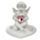 Figura Ángel Corazón de la Rosa Querubín Paz del Cielo