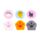 Set de 6 Discos Desmaquillantes Reutilizables Gatos Beans & Co 