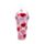 Vaso de Plástico de Doble Pared con Pajita y Adornos J´Adoramals Heart XOXO