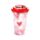 Vaso de Plástico Inastillable Corazones Amore