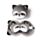 Almohada de Viaje con Antifaz Relaxeazzz Mapache Adoramals
