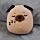 Cojin de Peluche Squidglys El Perro Gus Pug Carlino Mascotas de Adoramals