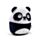 Cojín de Peluche Squidglys El Oso Panda Susu Adoramals Salvajes Adoramals