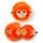 Almohada de Viaje con Antifaz Relaxeazzz Orangután Adoramals 
