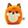 Cojín de Peluche Squidglys El Zorro Finnick Adoramals