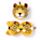 Almohada de Viaje con Antifaz Relaxeazzz Leopardo