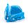 Almohada de Viaje con Antifaz Relaxeazzz Adoramals Blu el Delfín