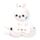 Almohada de Viaje con Antifaz Relaxeazzz Adoramals Frances el Conejo