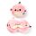 Almohada de Viaje con Antifaz Relaxeazzz Adoramals Puff el Pez Globo