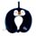 Almohada de Viaje con Memoria de Forma Relaxeazzz El Pingüino Nico