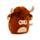 Cojín de Peluche Squidglys Vaca Escocesa Highland Coo