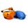 Almohada de Viaje y Peluche 2 en 1 Swapseazzz Pez Payaso Adoramals Océano