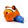 Almohada de Viaje y Peluche 2 en 1 Swapseazzz Pez Payaso Adoramals Océano