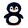 Almohada de Viaje y Peluche 2 en 1 Swapseazzz Pingüino Adoramals Océano