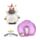 Almohada de Viaje y Peluche 2 en 1 Swapseazzz Unicornio Adoracorns