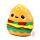 Cojín de Peluche Squidglys Foodiemals Hammy La Hamburguesa 