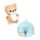 Almohada de Viaje y Peluche 2 en 1 Swapseazzz Perro Shiba Inu Adoramals 