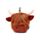 Almohada de Viaje con Antifaz Relaxeazzz Highland Coo 