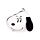 Almohada de Viaje con Antifaz Relaxeazzz Peanuts Snoopy