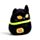 Cojín de Peluche Squidglys Gato Negro Spooky Espeluznante