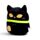 Cojín de Peluche Squidglys Gato Negro Spooky Espeluznante