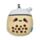 Almohada de Viaje con Antifaz Relaxeazzz Té con Burbujas Foodiemals 