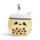Almohada de Viaje con Antifaz Relaxeazzz Té con Burbujas Foodiemals 