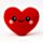 Cojín de Peluche Squidglys Corazón Rojo J'Adoramals 