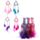 Atrapasueños Brillantes con Plumas Mini Aro 5cm
