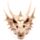 Calavera Dragón Decorativo Grande