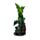 Figura de Dragón Pesadilla Encantada Dragón Calavera Esmeralda Espíritu Bosque