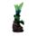 Figura de Dragón Pesadilla Encantada Dragón Calavera Esmeralda Espíritu Bosque