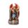 Figura de Dragón Leyendas Oscuras Puerta Mística de Fuego LED