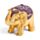Figura Elefante Elefante de la Suerte Dorado