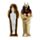Figura Egipto Sarcófago Egipcio Anubis con Momia