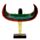 Figura Egipto Isis Egipcia de Pie