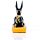Figura Egipto Anubis Egipcio Negro y Dorado Recostado
