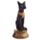 Figura Egipto Bast Egipcio Negro y Dorado Collar Escarabajo