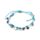 Pulsera Boho tejida y trenzada con dijes