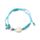 Pulsera Boho de cuentas azules con conchas y estrellas de mar