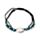 Pulsera Boho con cuentas marrones y conchas