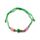 Pulsera Boho tejida diseño de playa con dijes de personajes