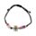 Pulsera Boho tejida diseño de playa con dijes de personajes