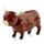 Muñeco Solar Vaca Escocesa de las Highlands Coo