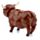 Muñeco Solar Vaca Escocesa de las Highlands Coo