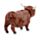Muñeco Solar Vaca Escocesa de las Highlands Coo