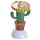 Muñeco Solar Cactus con Sombrero Mexicano