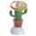 Muñeco Solar Cactus con Sombrero Mexicano